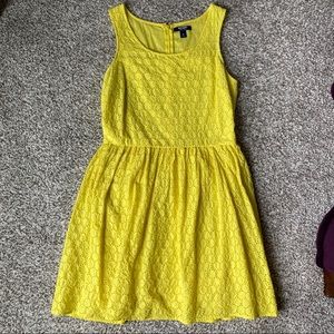 Yellow Sleeveless Dress